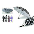 Crocodile Skin Compact Manual Aluminum Umbrella (YS-3FM21083947R)